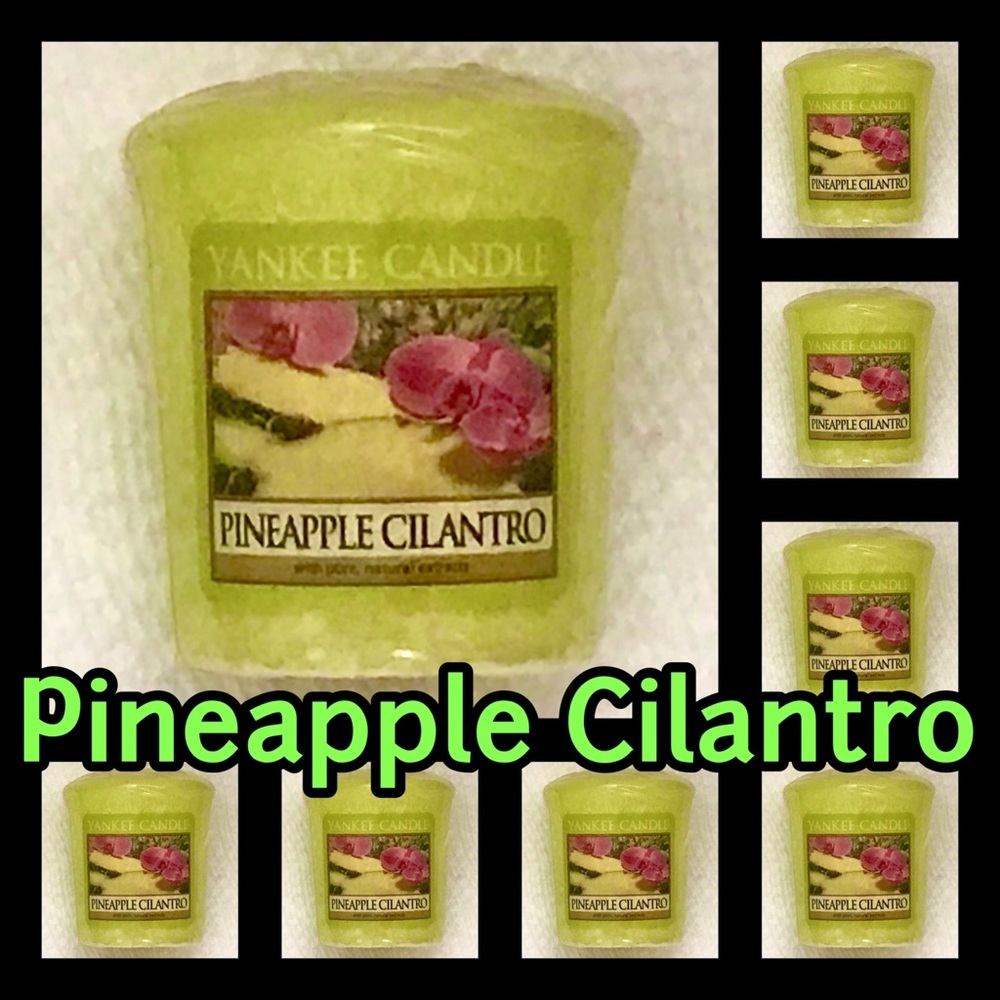 8 Yankee Candle Pineapple Cilantro Votives bundle lot
